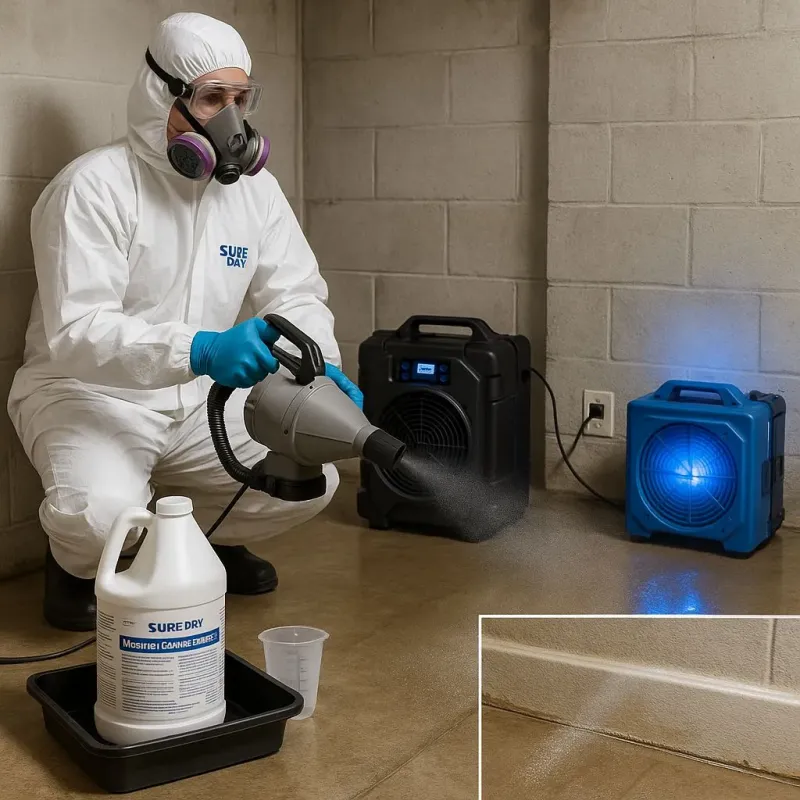 Sanitization and Odor Removal process in North Miami Beach, FL